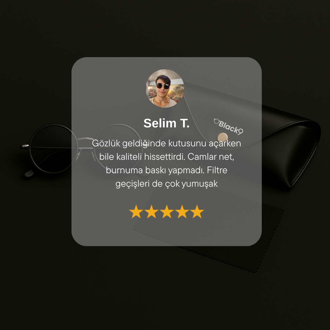 Black9: Slim Güneş Gözlüğü